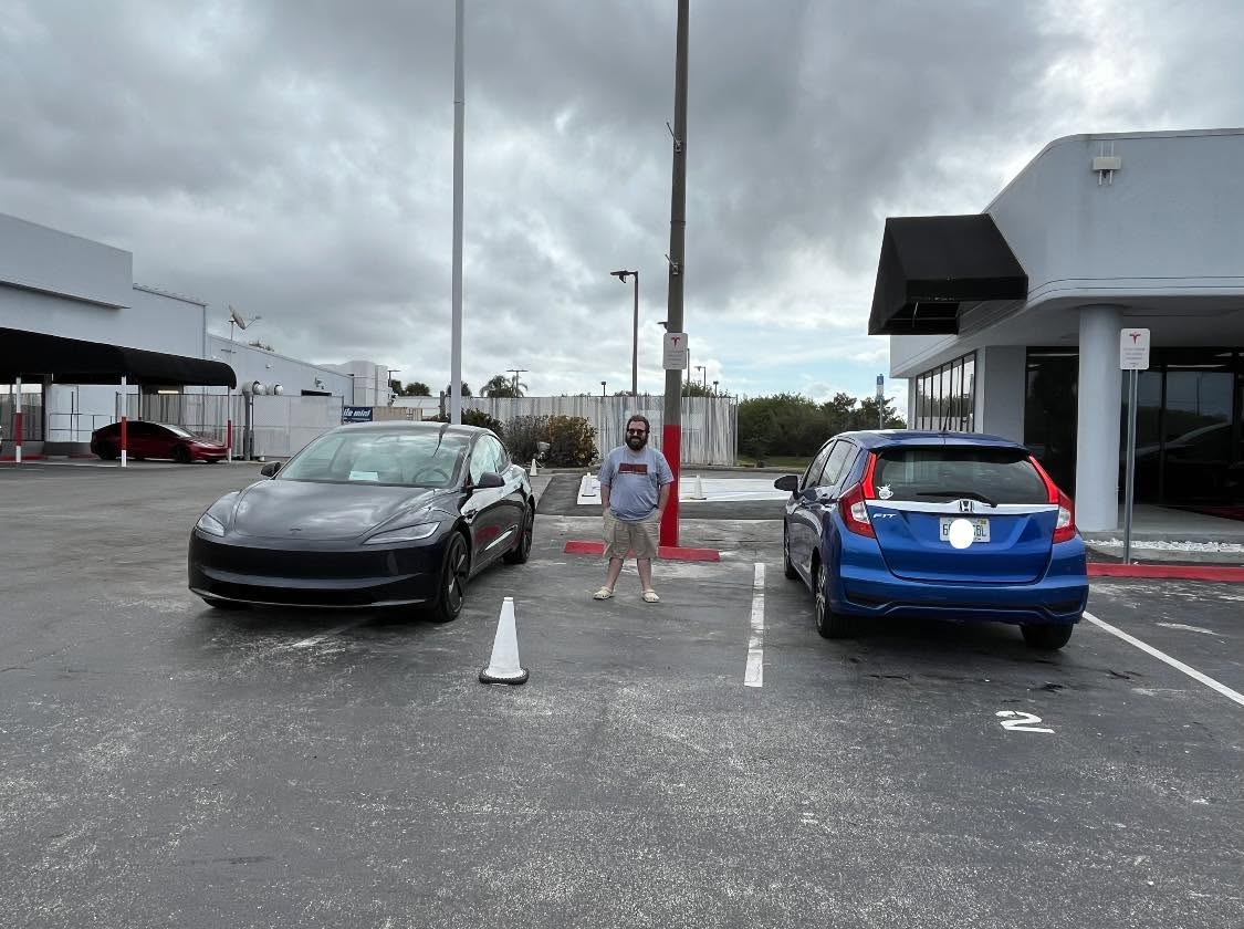 Trading in the Honda Fit for the Tesla